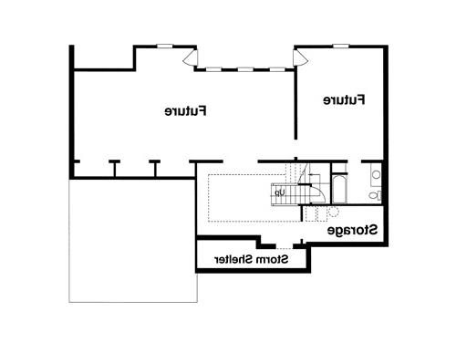 Lower Level image of ORTEGA House Plan